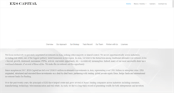 Desktop Screenshot of exscapital.com